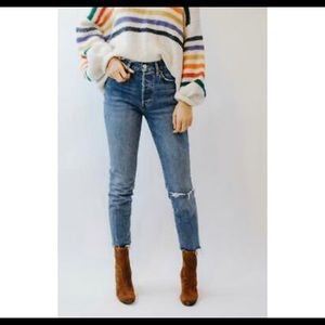Free People Stella High Rise Jeans